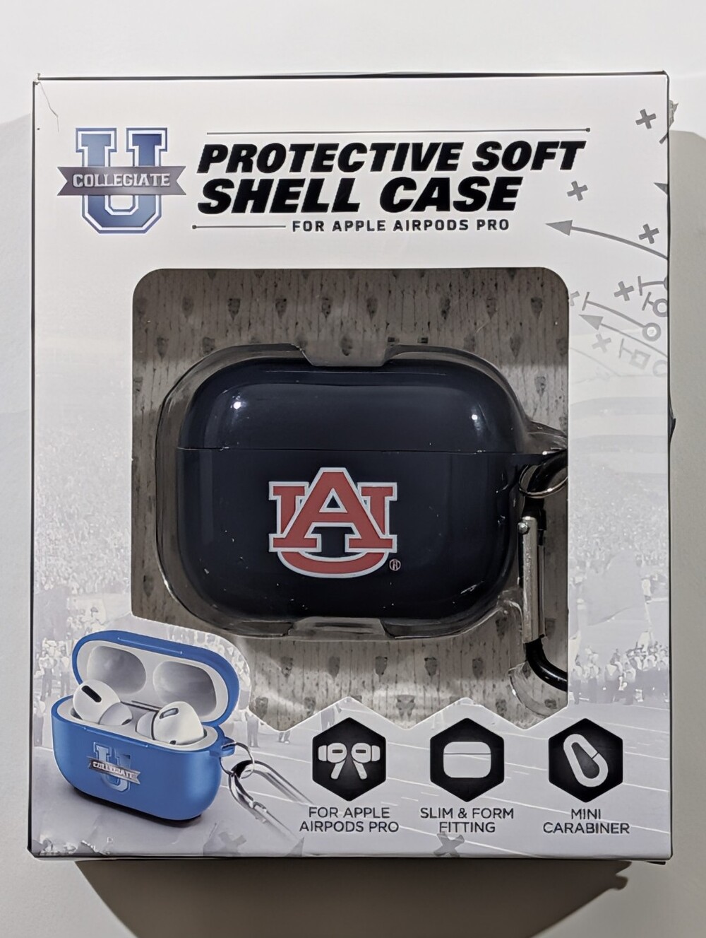 SOAR NCAA Auburn Tigers AirPods Pro Protective Soft Shell Case NIB
